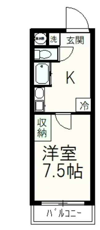 ルピナス8 2階階 間取り