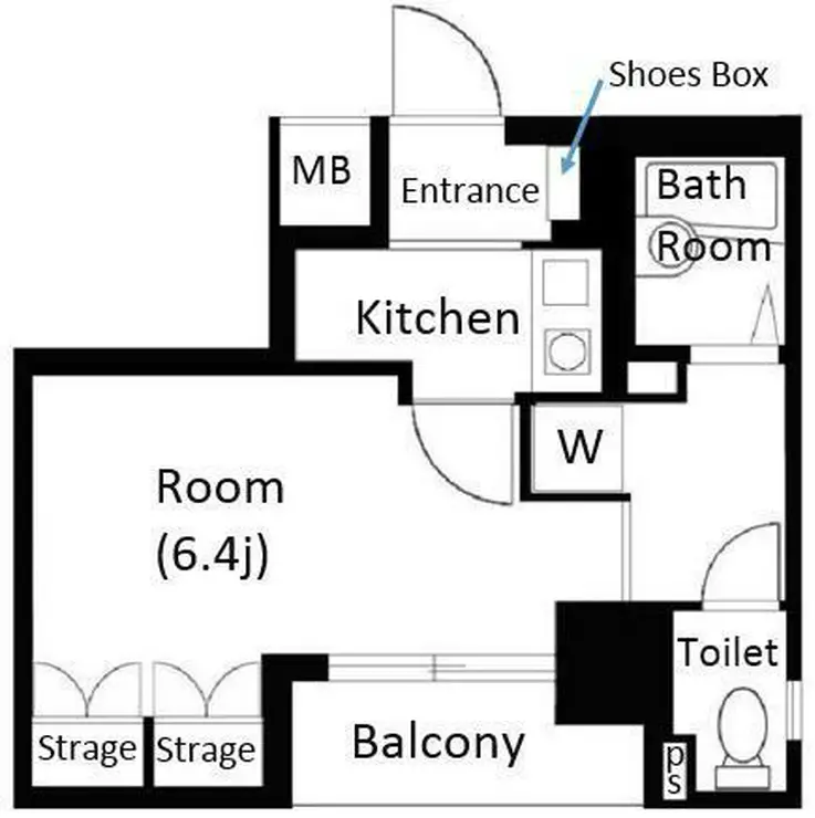 アイル池袋・North 3階階 間取り