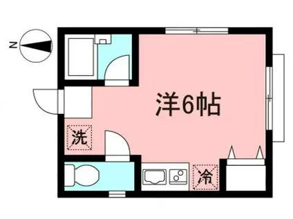 メゾン・カタヤマ(ワンルーム/4階)の間取り写真