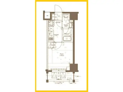 SYFORME YOKOHAMA-ODORIKOEN -シーフォルム横(1K/8階)の間取り写真