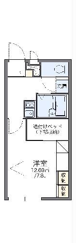 レオパレスセゾン(1K/1階)の間取り写真