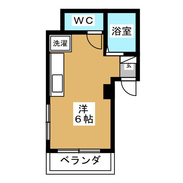 イオボヌール押上(ワンルーム/4階)の間取り写真