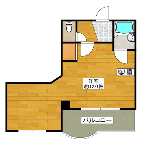 江坂東OMパレス(ワンルーム/5階)の間取り写真