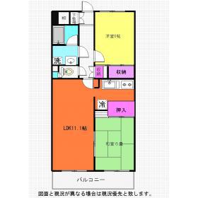 フォレストオブステーション(2LDK/3階)の間取り写真