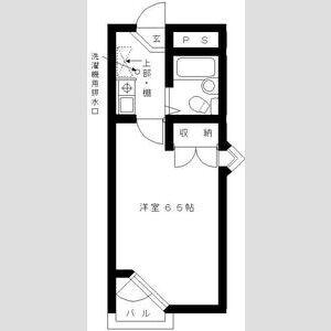 ベルシティ旭ヶ丘(1K/3階)の間取り写真