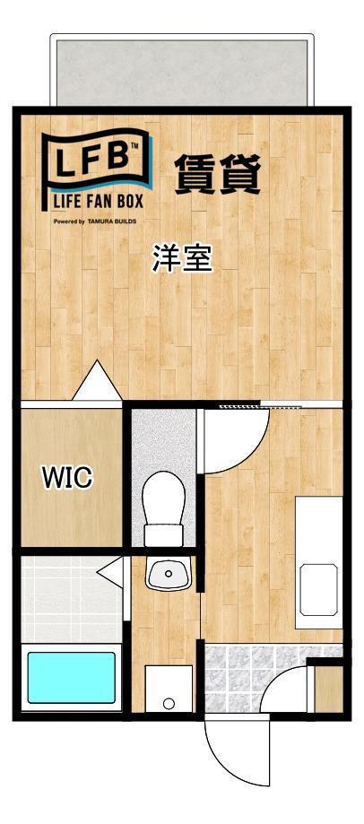 ソレジオNAハイツ(1K/1階)の間取り写真
