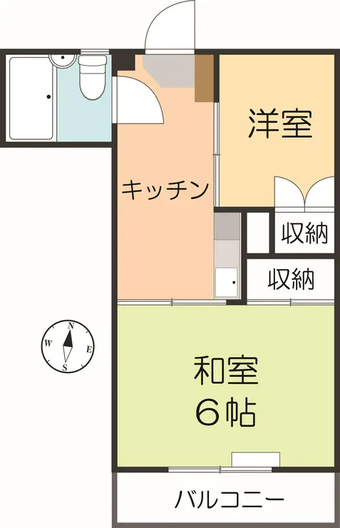 三田新中野コーポ 7階階 間取り