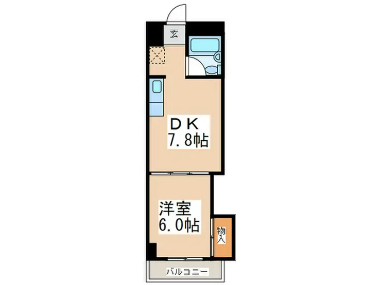 コリーヌ中山 3階階 間取り