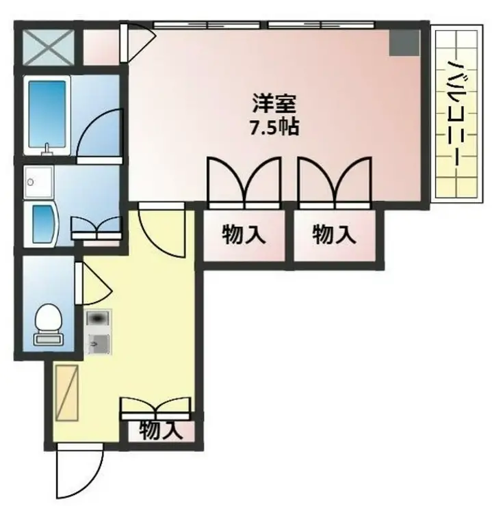 ルシエル小松川 5階階 間取り