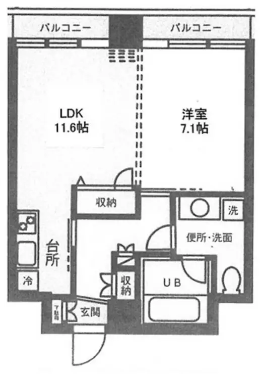 AXIS桜木町 9階階 間取り