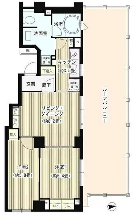 パークホームズ六本木乃木坂アーバンレジデンス 5階階 間取り