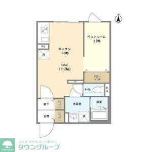GVIVRE東別院(ワンルーム/3階)の間取り写真