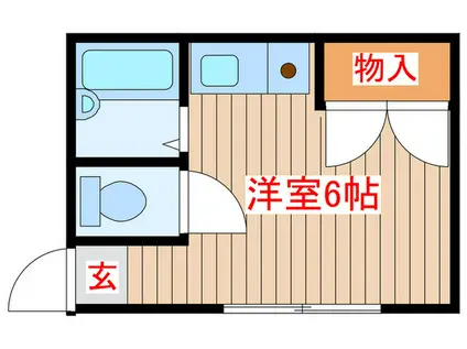 コーポ8443(ワンルーム/1階)の間取り写真