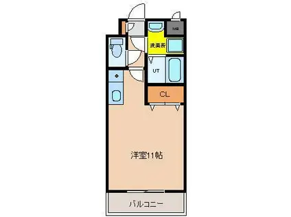 T・YマンションII(ワンルーム/5階)の間取り写真