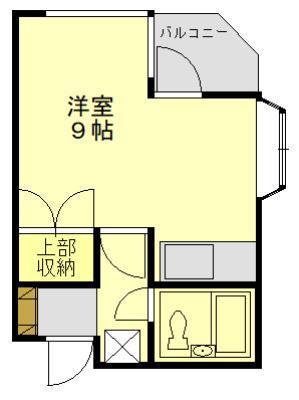 ストーク21(ワンルーム/2階)の間取り写真