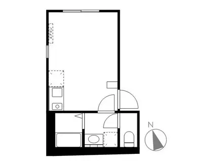 VOLARE DA KANAMECHO(ワンルーム/1階)の間取り写真