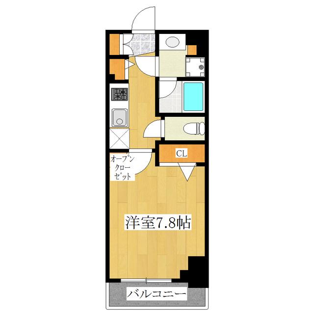 HYS AVANCER 王子神谷(1K/4階)の間取り写真
