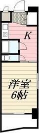 ライオンズマンション丸の内第5(1K/7階)の間取り写真