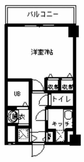 山本ビル(1K/4階)の間取り写真