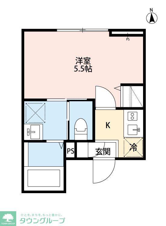 ROBOT HOME 梅島(1K/2階)の間取り写真