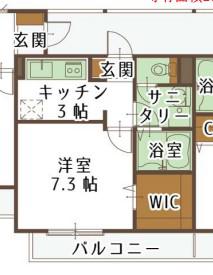 AXIA(1K/3階)の間取り写真