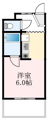 パークヒルズ千代田(1K/3階)の間取り写真
