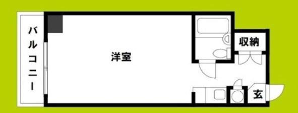 ティーズ桜川マンション(ワンルーム/5階)の間取り写真