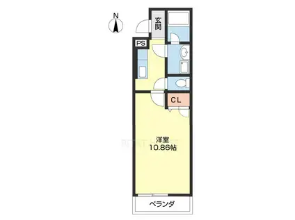 パイナップル荘(1K/1階)の間取り写真