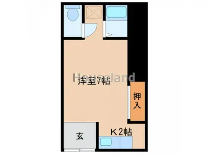 NSPACE有本II(1K/2階)の間取り写真