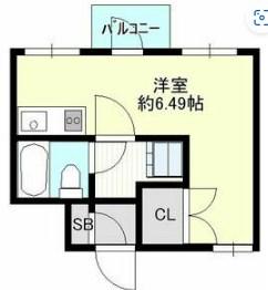 プレアール姫路龍野町(ワンルーム/2階)の間取り写真