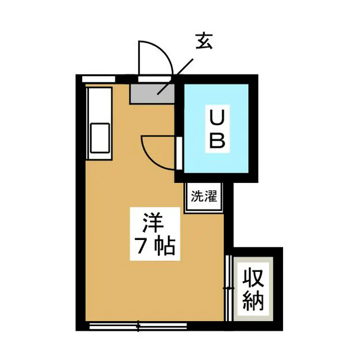 ファミーユナガノ 1階階 間取り