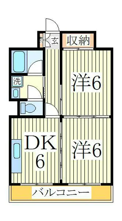 山口マンション 7階階 間取り