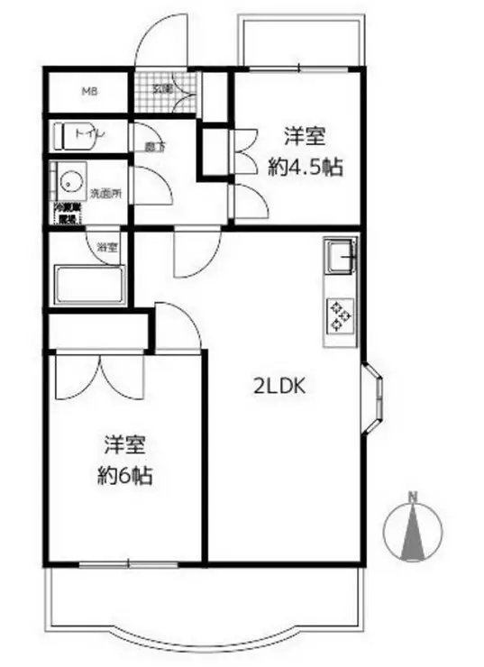 ミヤビヒルズ大泉学園A 2階階 間取り
