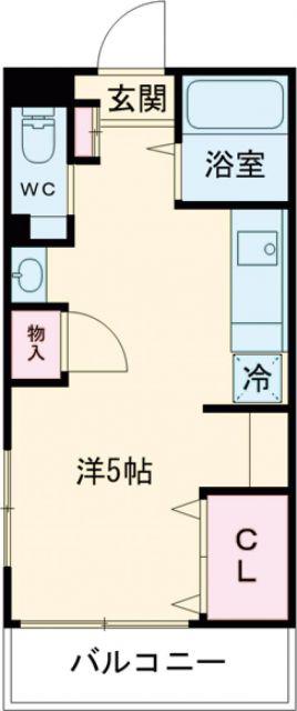 シャトレ宮町(ワンルーム/4階)の間取り写真