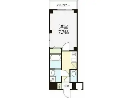 BCASA AOTO(1K/3階)の間取り写真