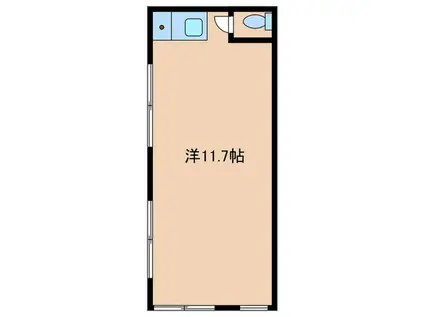 藤美マンション(ワンルーム/1階)の間取り写真