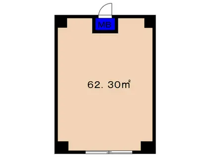 INFINITY香里北(ワンルーム/1階)の間取り写真