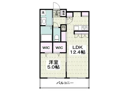 CONTRAIL(1LDK/3階)の間取り写真