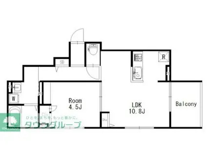 シャトネルA(1LDK/3階)の間取り写真