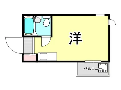 メゾン・ド・エル(ワンルーム/3階)の間取り写真