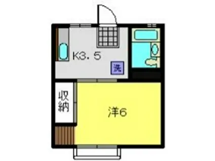 マルトハウス(1K/2階)の間取り写真