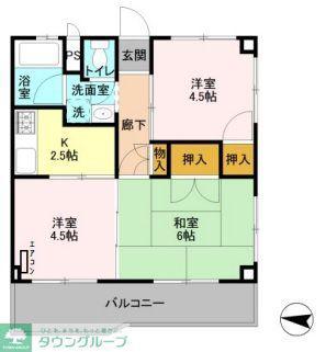 農住メゾン霞(3K/3階)の間取り写真