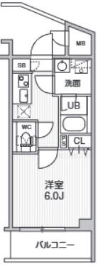 S-RESIDENCE横濱磯子ALIZE(1K/1階)の間取り写真