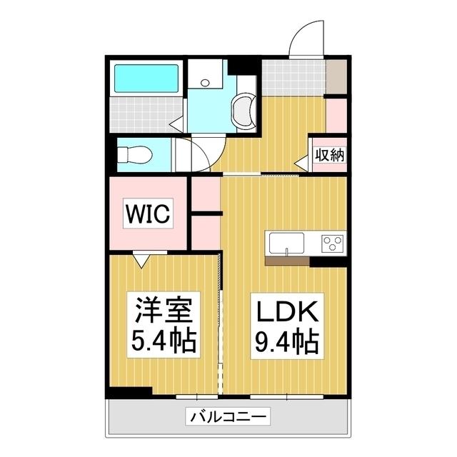 プライムレジデンス(1LDK/1階)の間取り写真