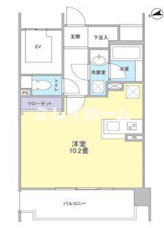 DREAM ATLAS 樹心(ワンルーム/2階)の間取り写真