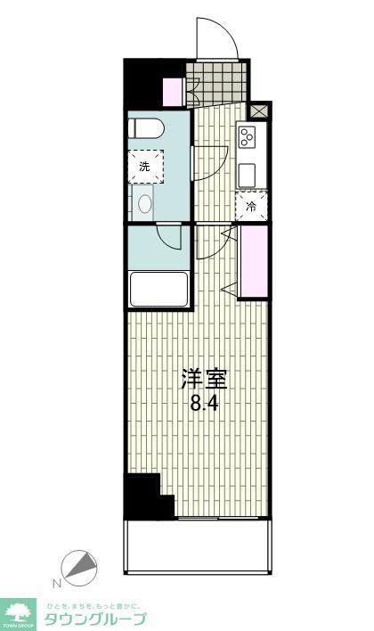 スプレスター大森山王(1K/7階)の間取り写真