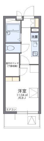 レオパレスグランヴィア(1K/3階)の間取り写真