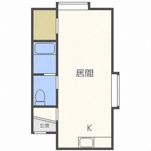 プラザ109(ワンルーム/3階)の間取り写真