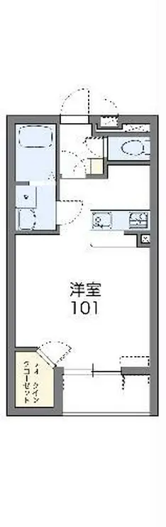 レオネクスト北鴻巣 2階階 間取り