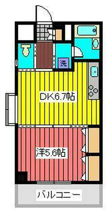 マンションアクロス西巣鴨 10階階 間取り